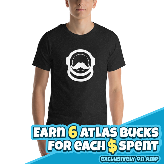 Stache-tronaut Unisex T (6AB per $ spent)