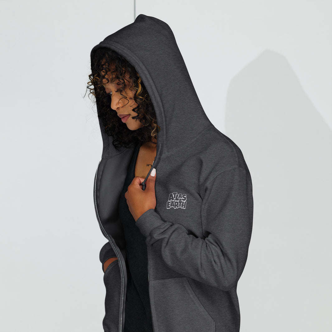 Atlas Zip Up Hoodie Sleepy Spring